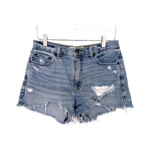 Abercrombie & Fitch High Rise Short Denim Shorts 29‎ 8